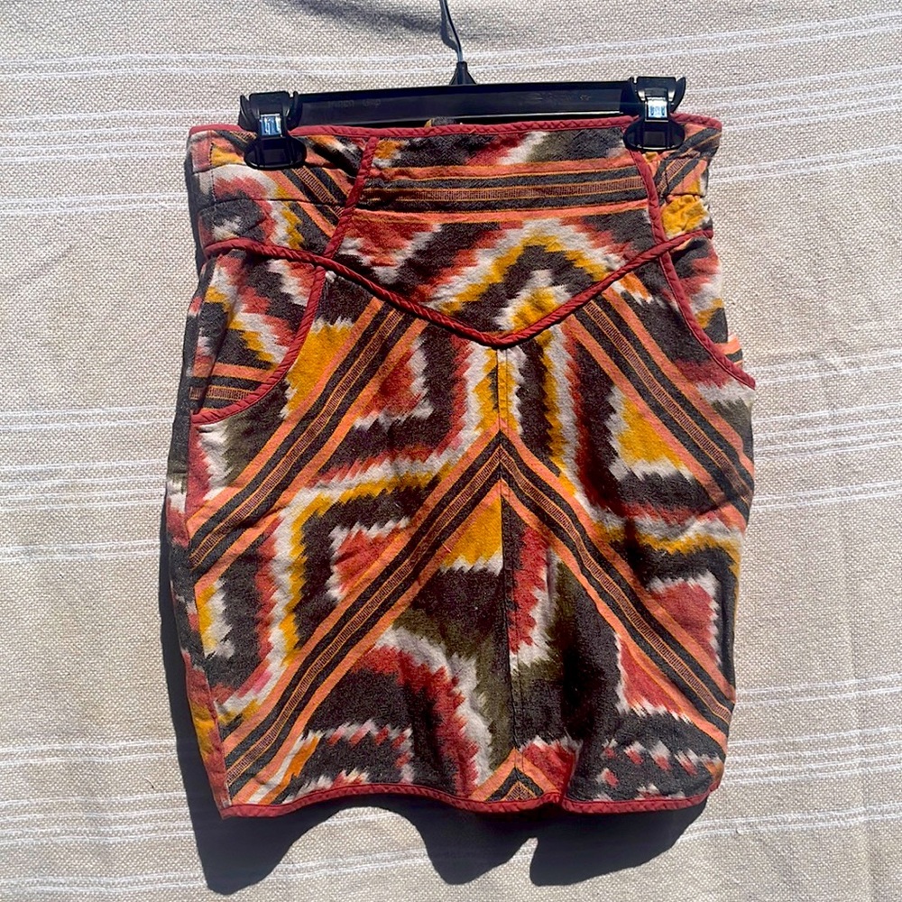 Sunset pallet pencil skirt